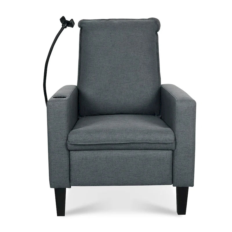 Canapé inclinable réglable avec porte-gobelet et rangement pratique