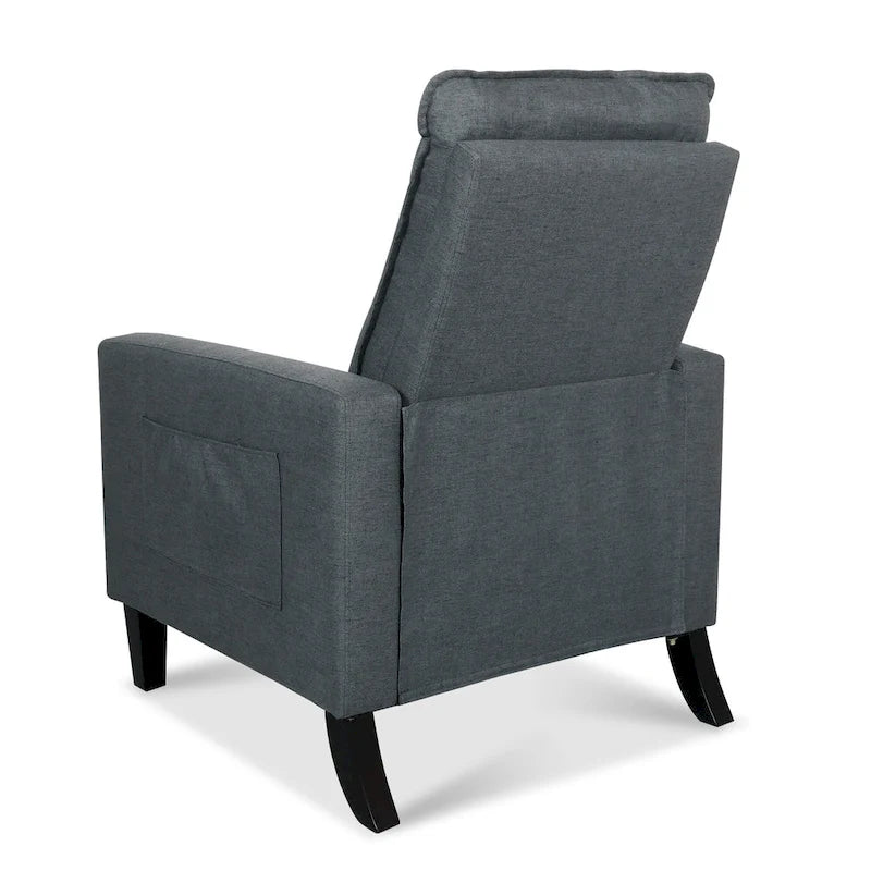 Canapé inclinable réglable avec porte-gobelet et rangement pratique