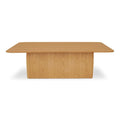 Table basse rectangulaire aux coins arrondis - 55 L x 36 P x 17 H