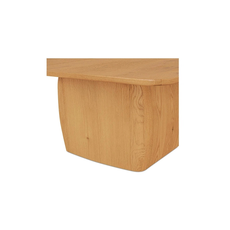 Table basse rectangulaire aux coins arrondis - 55 L x 36 P x 17 H