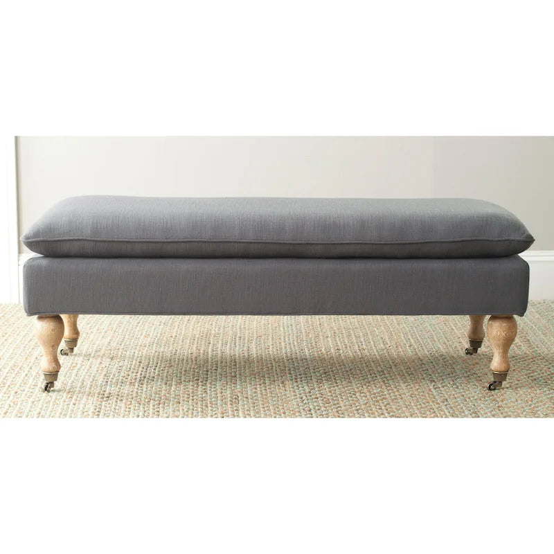Banc Pillowtop Gris/Sauge - 0 - 52 L x 21 P x 19 H - 52Lx21Px19H