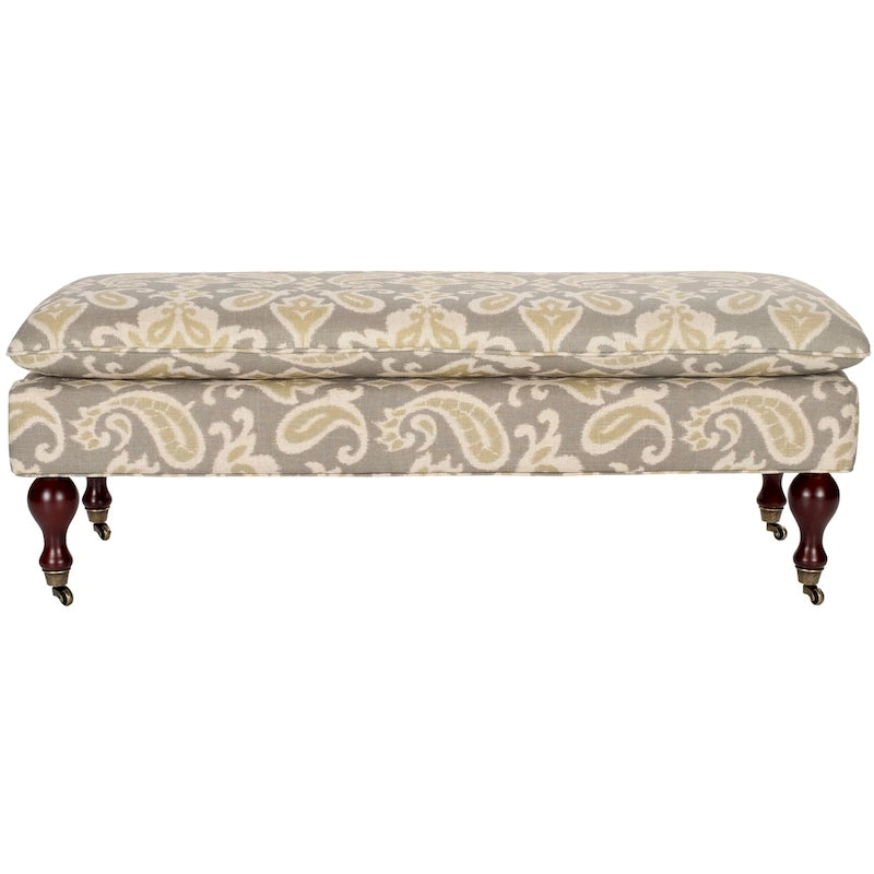 Banc Pillowtop Gris/Sauge - 0 - 52 L x 21 P x 19 H - 52Lx21Px19H