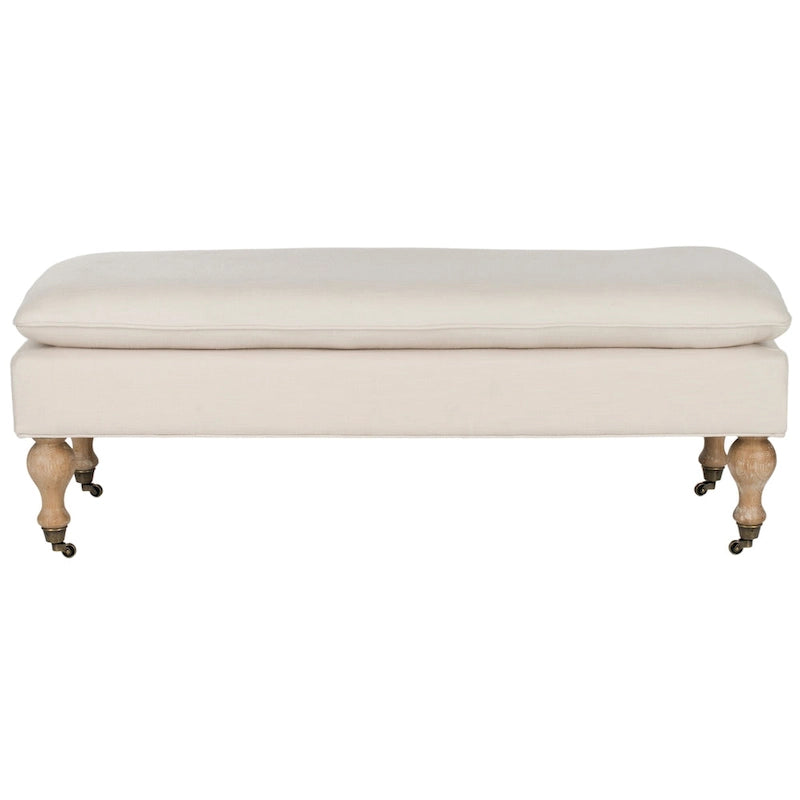 Banc Pillowtop Gris/Sauge - 0 - 52 L x 21 P x 19 H - 52Lx21Px19H