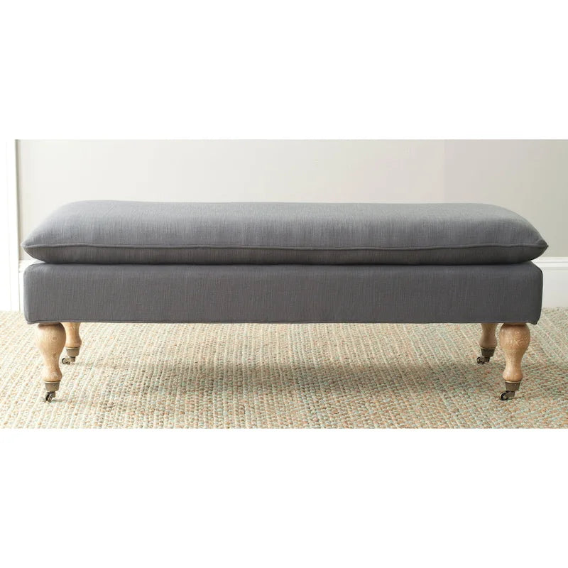 Banc Pillowtop Gris/Sauge - 0 - 52 L x 21 P x 19 H - 52Lx21Px19H