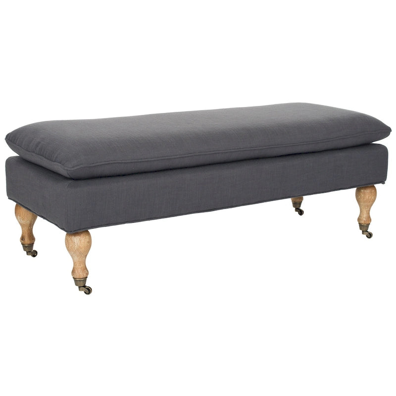 Banc Pillowtop Gris/Sauge - 0 - 52 L x 21 P x 19 H - 52Lx21Px19H