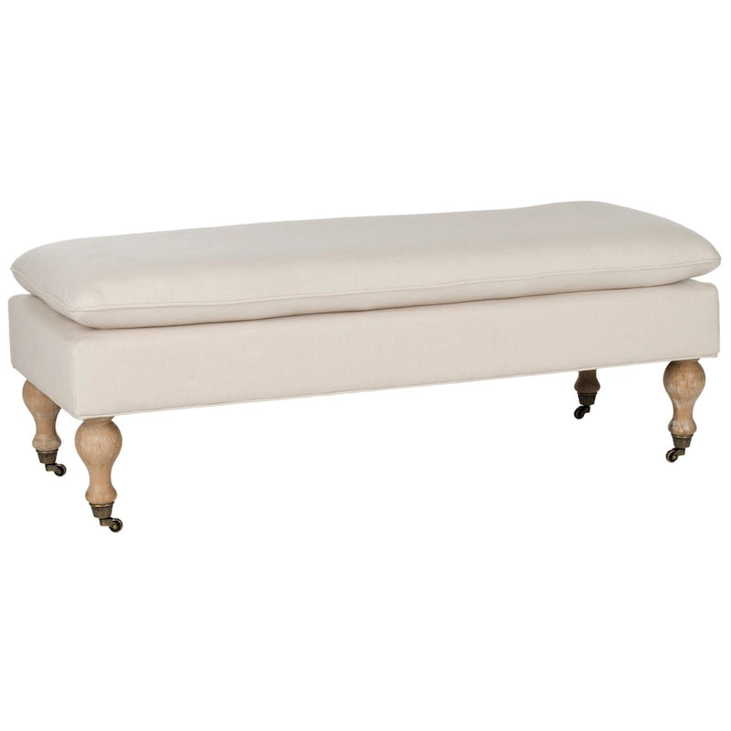 Banc Pillowtop Gris/Sauge - 0 - 52 L x 21 P x 19 H - 52Lx21Px19H