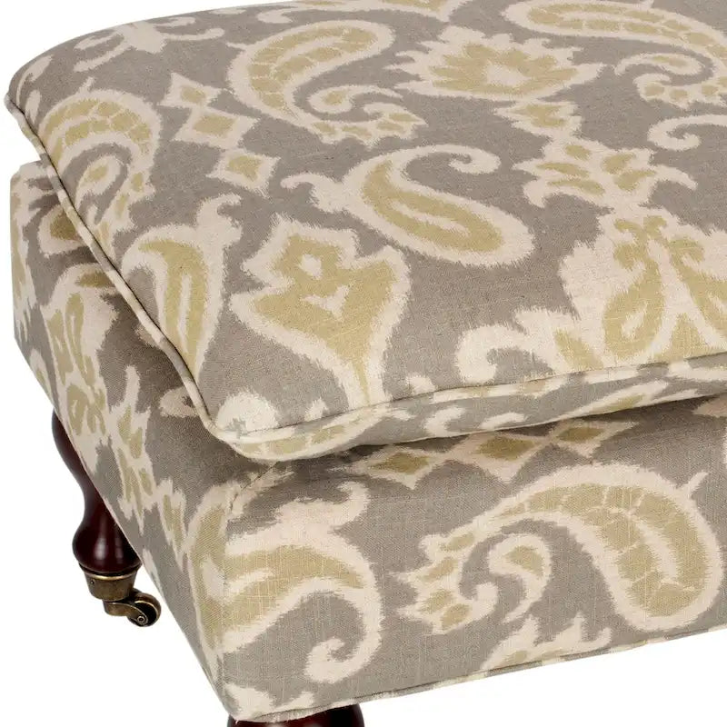 Banc Pillowtop Gris/Sauge - 0 - 52 L x 21 P x 19 H - 52Lx21Px19H