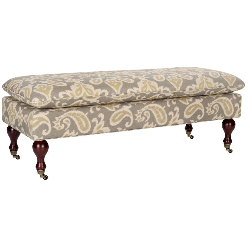 Banc Pillowtop Gris/Sauge - 0 - 52 L x 21 P x 19 H - 52Lx21Px19H