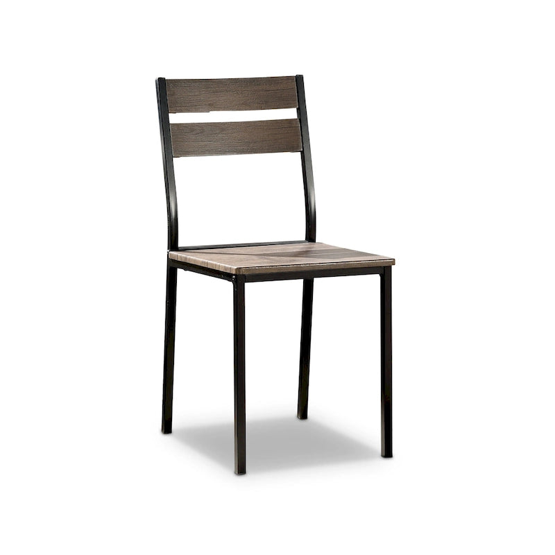 Chaises de salle à manger vintage style industriel (lot de 2)