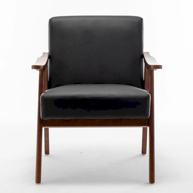 Cedrice 26.37 Wide Faux Leather Accent Chair