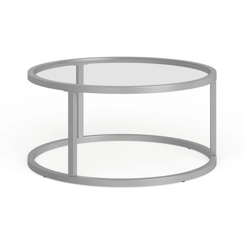 Table basse ronde en métal