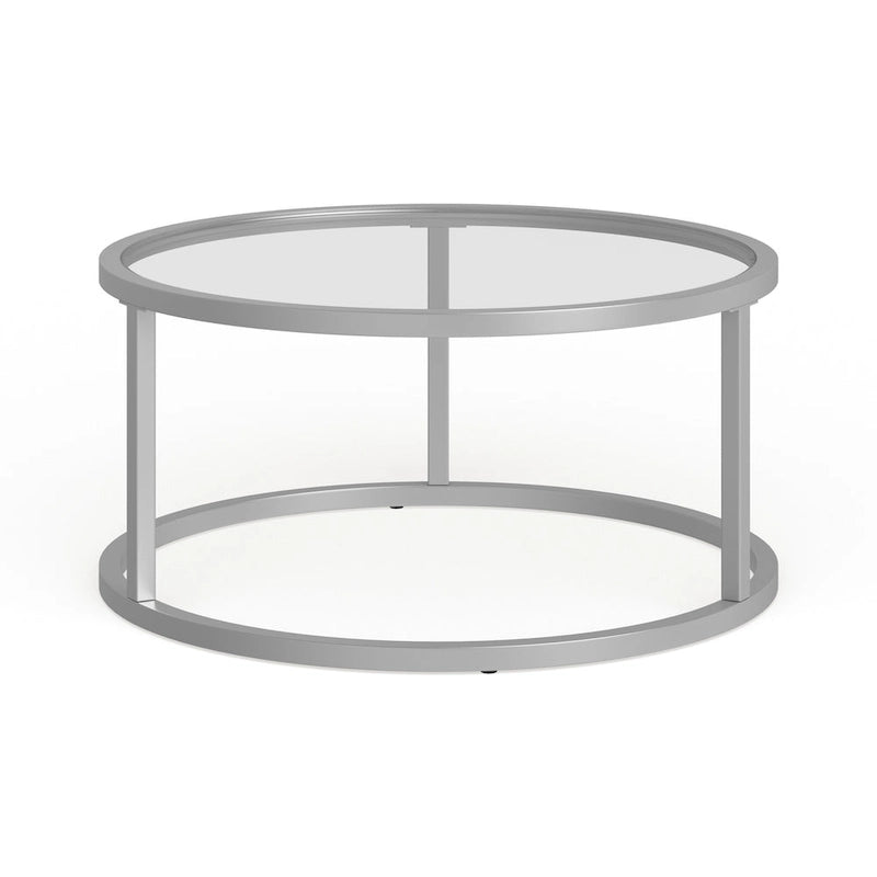 Table basse ronde en métal