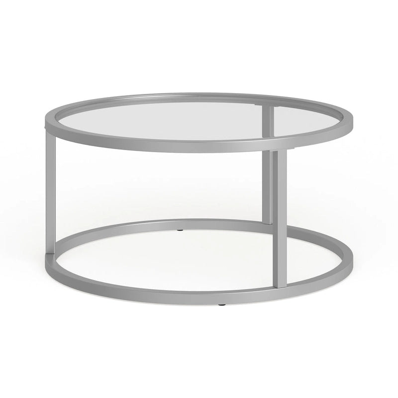 Table basse ronde en métal