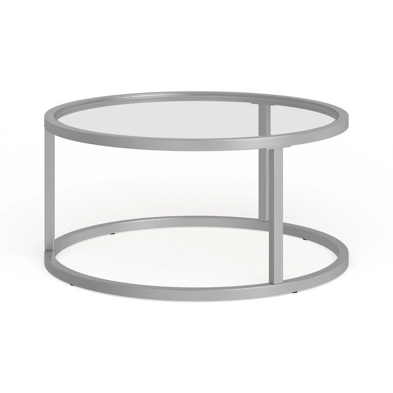 Table basse ronde en métal