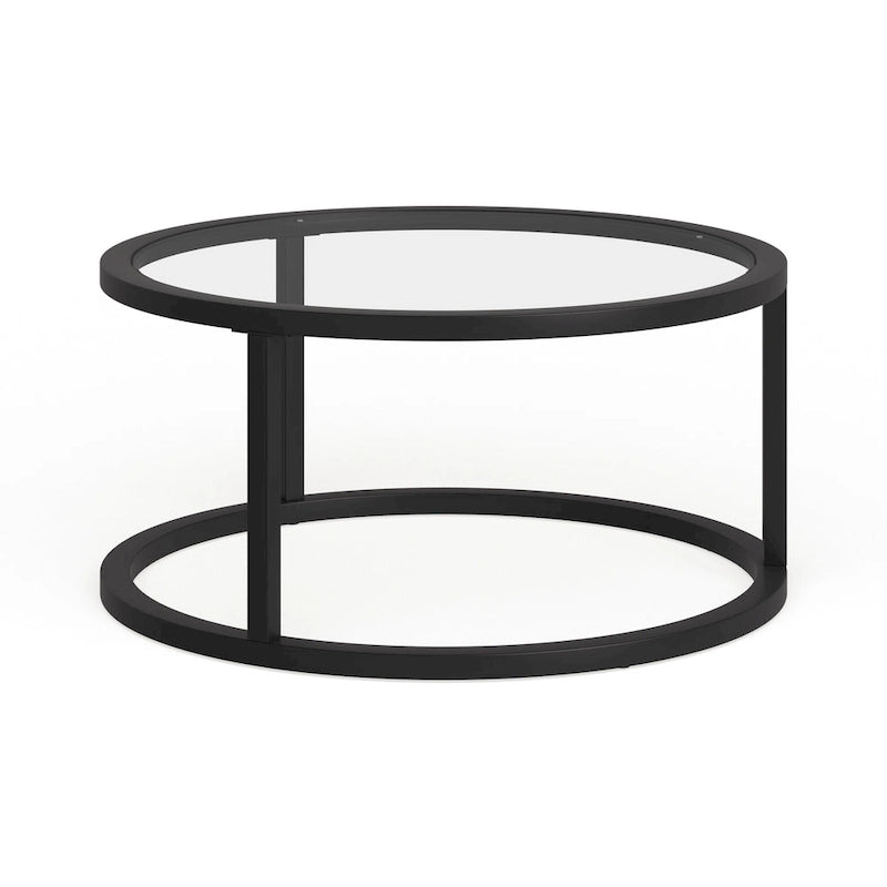 Table basse ronde en métal