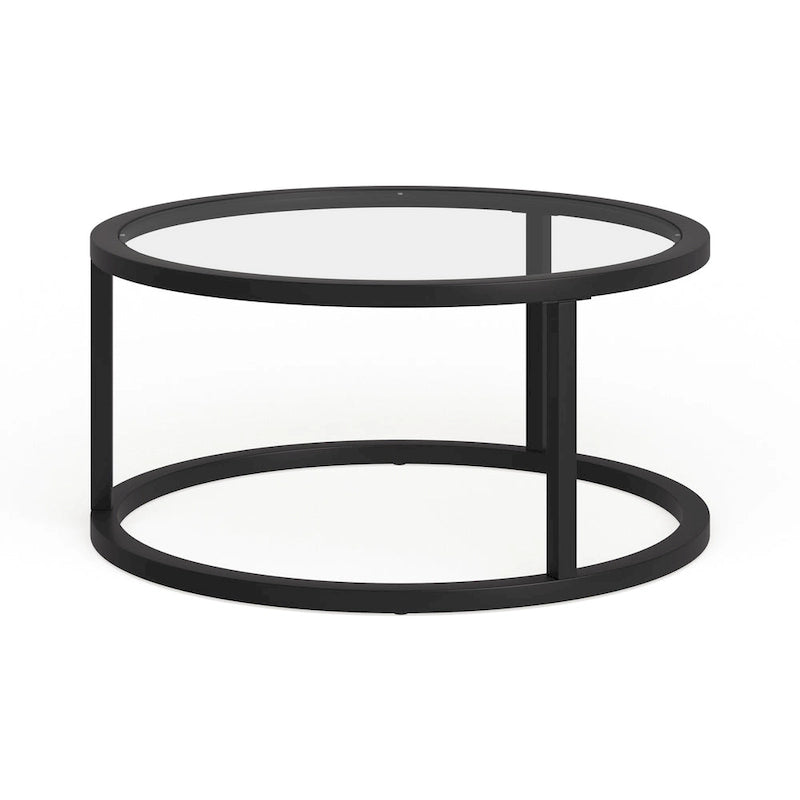 Table basse ronde en métal