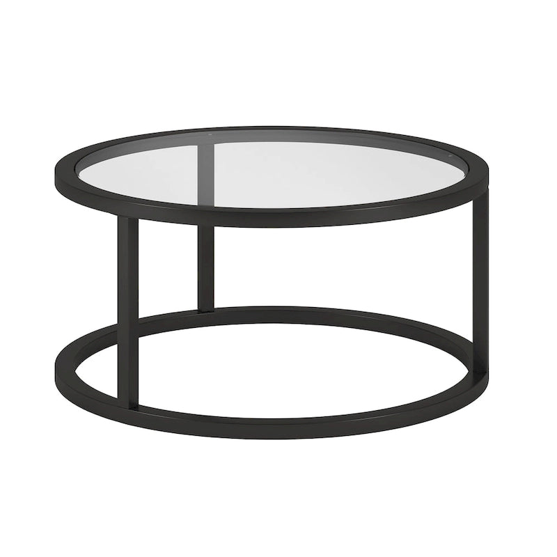 Table basse ronde en métal