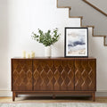 Buffet de rangement moderne 60" avec étagères réglables