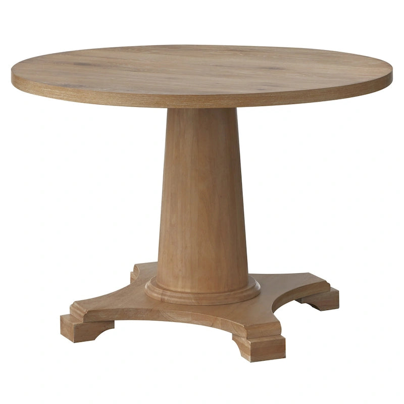 Table à pied central