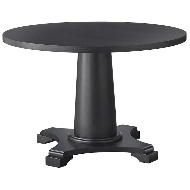 Table à pied central