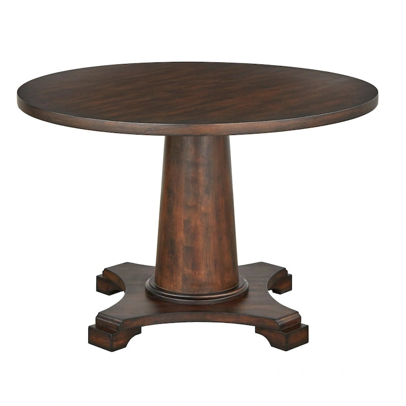 Table à pied central
