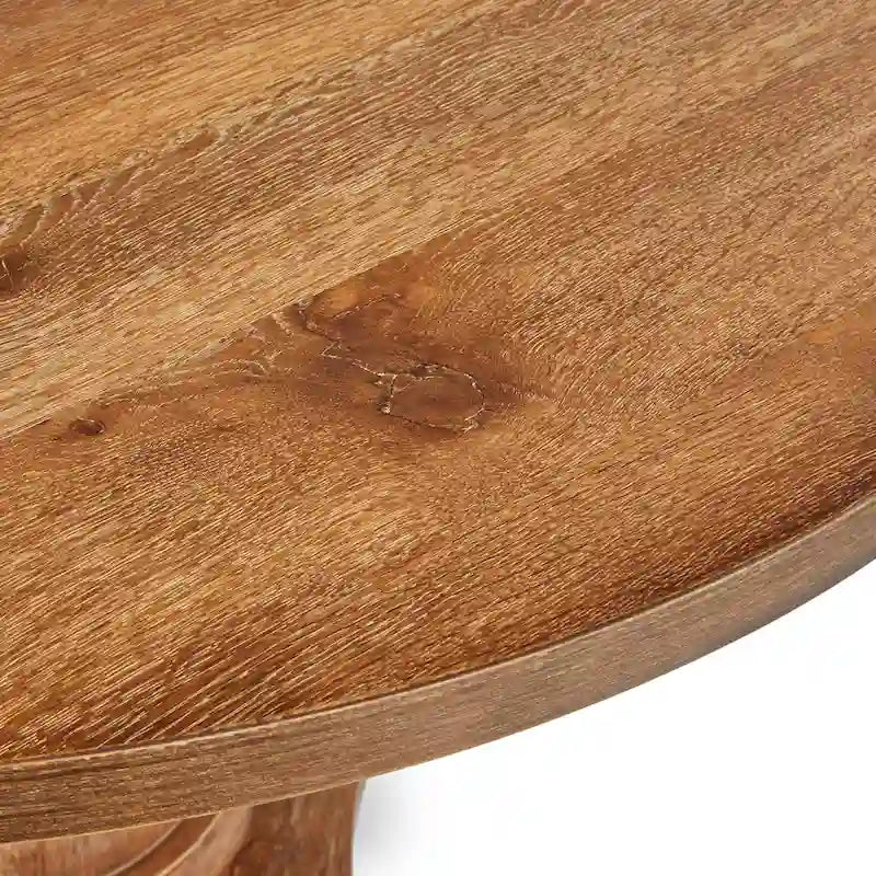 Table à pied central